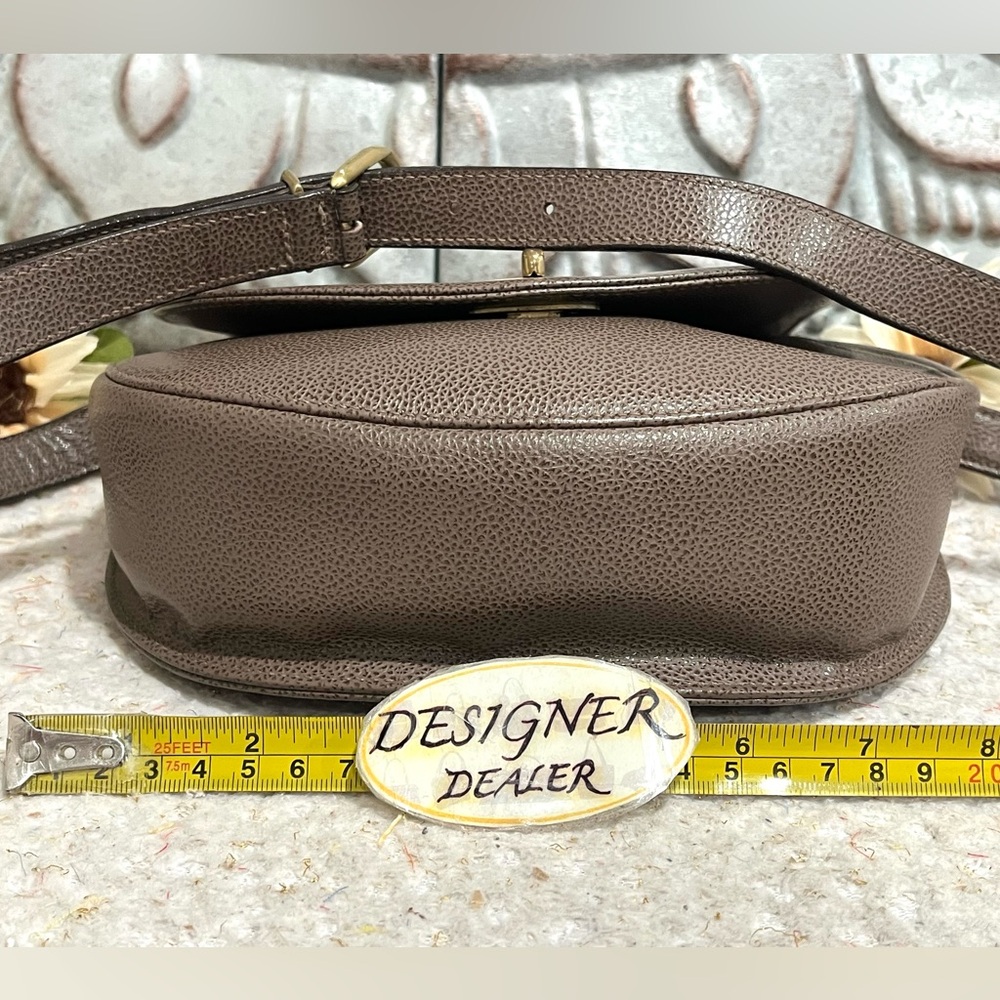 COACH Vintage Madison Carlyle Leather Crossbody 4410 Brown Made In Italy 🇮🇹 - Picture 8 of 15